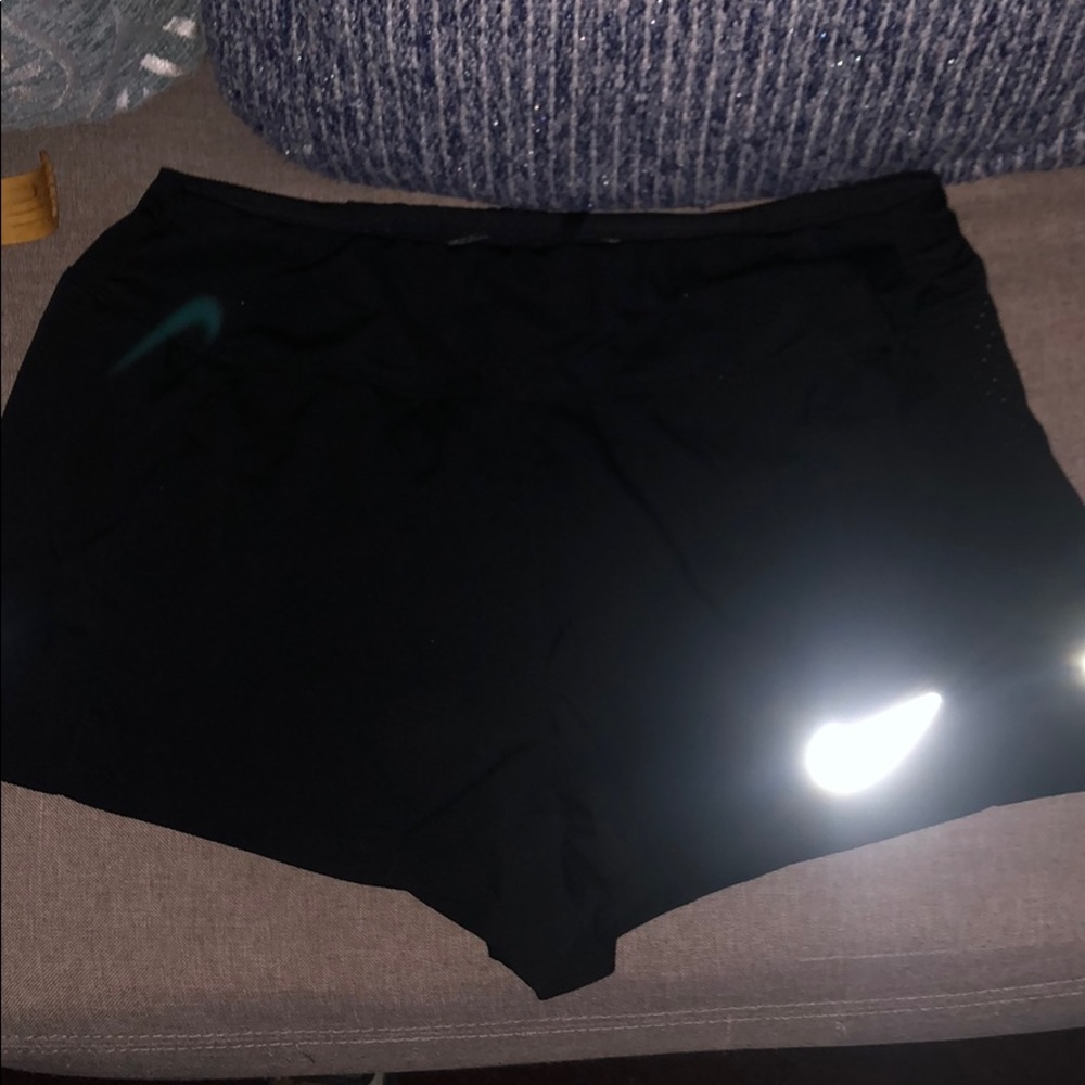 Nike running shorts.
